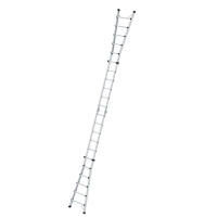 MUNK Teleskopleiter 4-teilig ohne Traverse 4x6 Sprossen, 32019