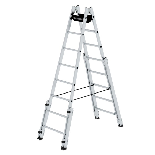 MUNK Sprossen-Stehleiter treppengängig 2x8 Sprossen, 33516