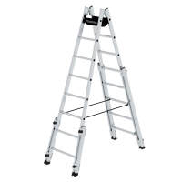 MUNK Sprossen-Stehleiter treppengängig 2x8 Sprossen,...