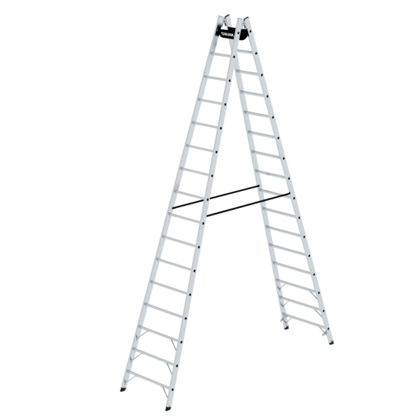 MUNK Sprossen-Stehleiter 2x16 Sprossen, 33029