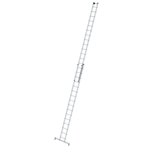 MUNK Sprossen-Schiebeleiter 2-teilig mit nivello®-Traverse 2x16 Sprossen, 20416