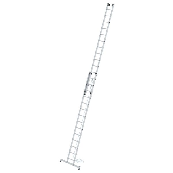 MUNK Sprossen-Seilzugleiter 2-teilig mit nivello®-Traverse 2x14 Sprossen, 21314
