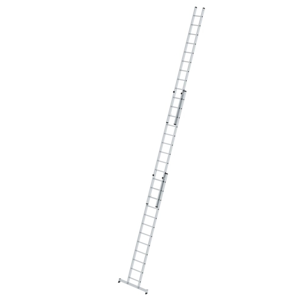 MUNK Sprossen-Schiebeleiter 3-teilig mit nivello®-Traverse 3x12 Sprossen, 20612