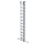MUNK Sprossen-Schiebeleiter 3-teilig mit nivello®-Traverse 3x12 Sprossen, 20612