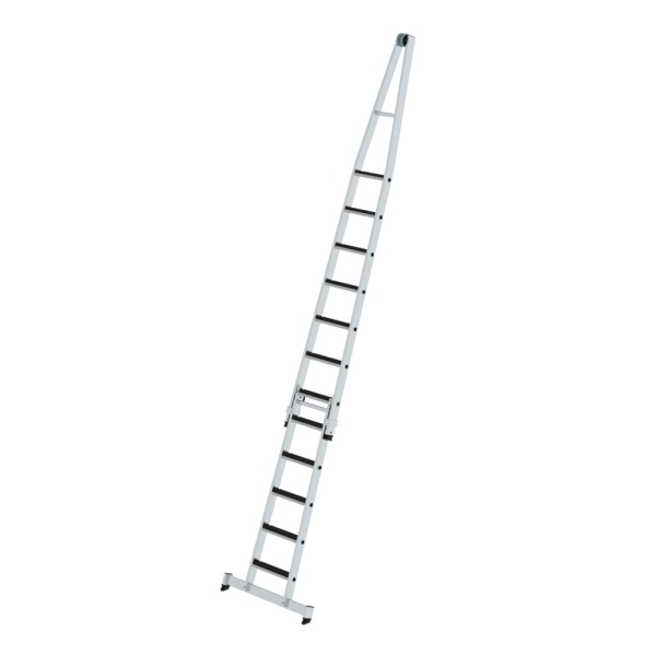 MUNK Stufen-Glasreinigerleiter-Satz mit nivello®-Traverse und clip-step R13 2-teilig, 40740
