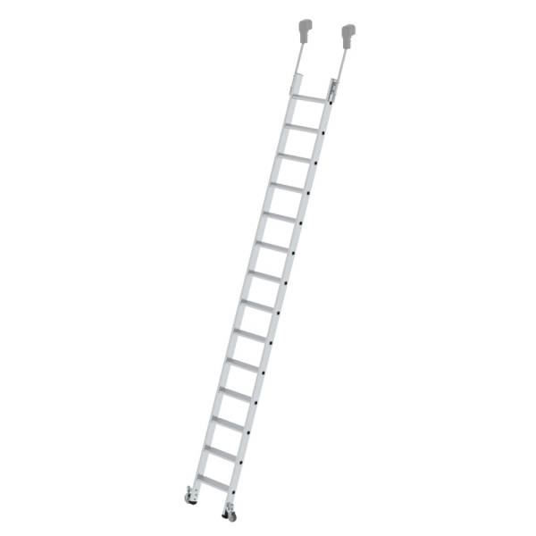 MUNK Stufen-Regalleiter fahrbar 14 Stufen, 41414