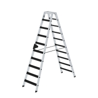 MUNK Stufen-Stehleiter beidseitig begehbar mit clip-step...