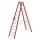 MUNK Stufen-Stehleiter beidseitig begehbar GFK / Alu 2x12 Stufen, 34124