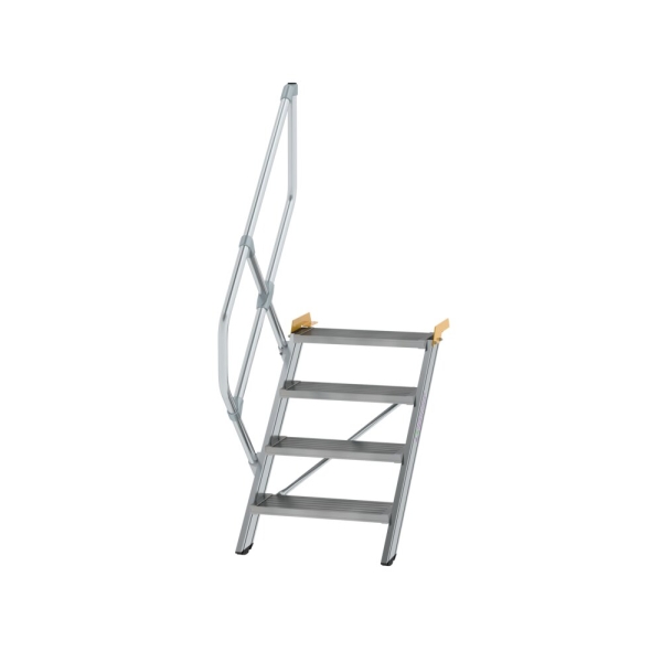 MUNK Treppe 45° Stufenbreite 600 mm 4 Stufen Aluminium geriffelt, 600244