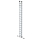 MUNK Sprossen-Seilzugleiter 2-teilig mit Standard-Traverse 2x16 Sprossen, 21716