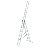 MUNK Mehrzweckleiter 3-teilig mit nivello®-Traverse...