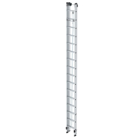 MUNK Sprossen-Seilzugleiter 2-teilig ohne Traverse 2x16...