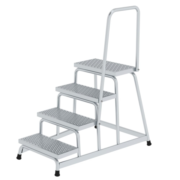 MUNK Arbeitspodest starr R13 mit Handlauf 4 Stufen, 51037