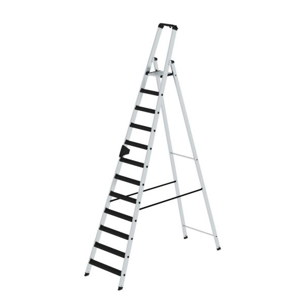 MUNK Stufen-Stehleiter einseitig begehbar mit clip-step relax 14 Stufen, 42114
