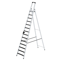 MUNK Stufen-Stehleiter einseitig begehbar mit clip-step...