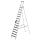 MUNK Stufen-Stehleiter einseitig begehbar mit clip-step R13 14 Stufen, 41634