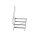 MUNK Treppe 60° Stufenbreite 1000 mm 4 Stufen Aluminium geriffelt, 600324