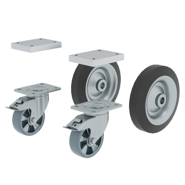 MUNK Rollensatz elektrisch ableitend für Tankwagenleiter , 301324