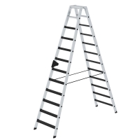 MUNK Stufen-Stehleiter beidseitig begehbar mit clip-step...