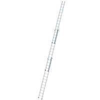 MUNK Sprossen-Schiebeleiter 3-teilig ohne Traverse 3x14...