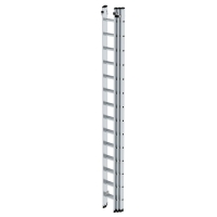 MUNK Sprossen-Schiebeleiter 3-teilig ohne Traverse 3x14...