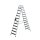MUNK Stufen-Stehleiter beidseitig begehbar mit clip-step relax 2x12 Stufen, 42224
