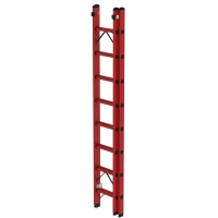 MUNK Sprossen-Schiebeleiter GFK 2-teilig ohne Traverse...