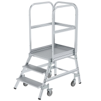 MUNK Podesttreppe einseitig begehbar 3 Stufen, 50103