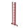 MUNK Sprossen-Schiebeleiter 2-teilig GFK/Alu mit nivello®-Traverse 2x10 Sprossen, 35530