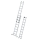 MUNK Stufen-Mehrzweckleiter 3-teilig mit nivello®-Traverse 3x8 Stufen, 33324