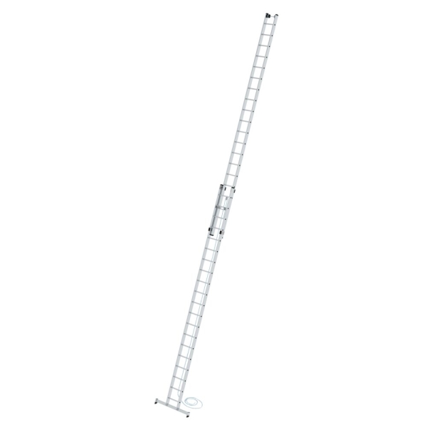 MUNK Sprossen-Seilzugleiter 2-teilig mit nivello®-Traverse 2x20 Sprossen, 21320