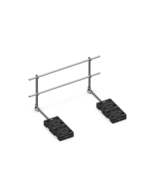 MUNK Ausstiegsgeländer seitlich 2000 mm mit Ballast freistehend, 60964
