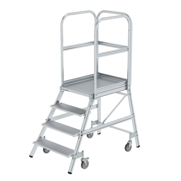 MUNK Podesttreppe einseitig begehbar 4 Stufen, 50104