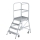 MUNK Podesttreppe einseitig begehbar 4 Stufen, 50104