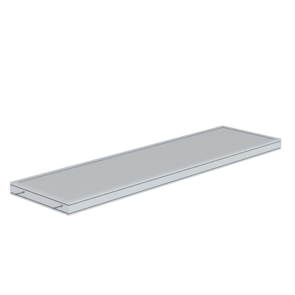 MUNK Plattform Aluminium geriffelt Plattformlänge 3060 mm, 632103