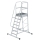 MUNK Plattformleiter mit Rollen 7 Stufen, 303107