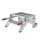 MUNK Arbeitspodest fahrbar, Stufenbreite 600 mm, Stahl-Gitterrost 2 Stufen, 50430