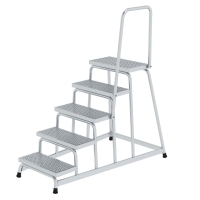 MUNK Arbeitspodest starr R13 mit Handlauf 5 Stufen, 51038