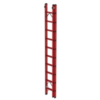 MUNK Sprossen-Schiebeleiter GFK 2-teilig ohne Traverse...