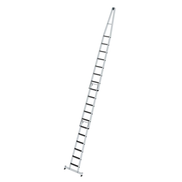 MUNK Stufen-Glasreinigerleiter-Satz mit nivello®-Traverse und clip-step R13 3-teilig, 40737
