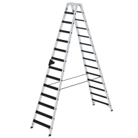 MUNK Stufen-Stehleiter beidseitig begehbar mit clip-step...