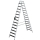 MUNK Stufen-Stehleiter beidseitig begehbar mit clip-step relax 2x14 Stufen, 42228