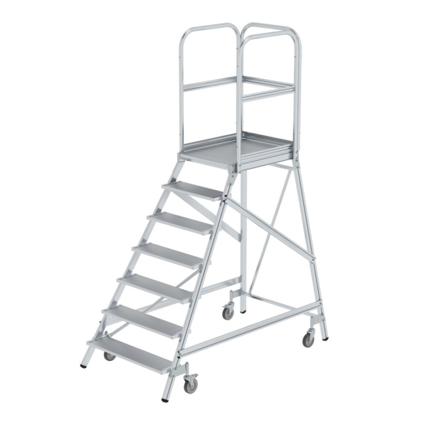 MUNK Podesttreppe einseitig begehbar 7 Stufen, 50107