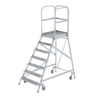 MUNK Podesttreppe einseitig begehbar 7 Stufen, 50107
