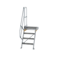 MUNK Treppe mit Plattform 60° Stufenbreite 600 mm 4...