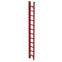 MUNK Sprossen-Schiebeleiter GFK 2-teilig ohne Traverse...