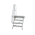 MUNK Treppe mit Plattform 60° Stufenbreite 800 mm 4 Stufen Aluminium geriffelt, 600384