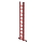 MUNK Sprossen-Schiebeleiter 2-teilig GFK mit Traverse 2x10 Sprossen, 36610