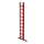 MUNK Sprossen-Schiebeleiter 2-teilig GFK mit nivello® Traverse 2x10 Sprossen, 36630