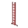 MUNK Sprossen-Schiebeleiter 2-teilig GFK mit nivello® Traverse 2x10 Sprossen, 36630